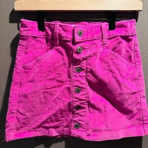 SO Bright Pink Cotton Blend Skirt